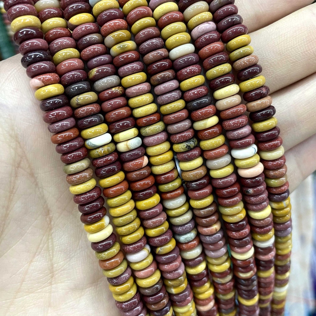 DIY Imitation Loose Spacer Beads  Chuỗi Hạt Đá Thạch Anh  2*6.5mm Dùng Làm Đồ Trang Sức Thủ Công