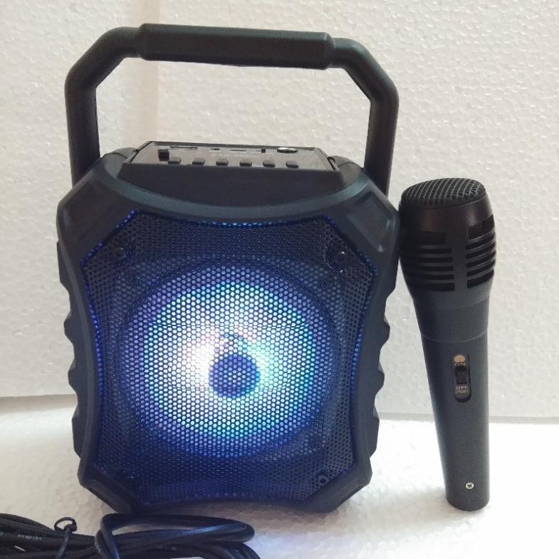 [Đổi trả 7 ngày] [NHÂP MÃ GIẢM GIÁ] Loa bluetooth karaoke Mini KTS-996C âm thanh to tặng kèm micro có dây
