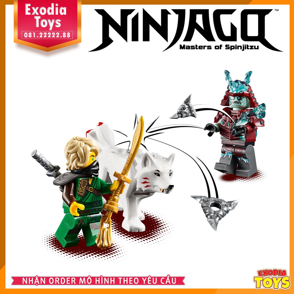 Xếp hình Ninjago Chuyến phiêu lưu của Ninja LLoyd- Đồ Chơi Lắp Ghép Sáng Tạo - BELA 11326 Lego Ideas 70671