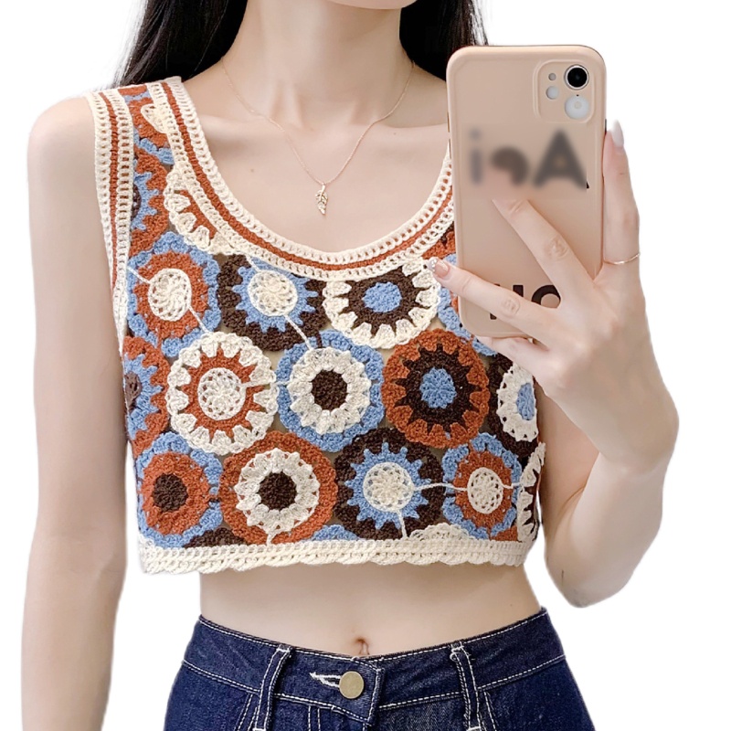 Áo Hai Dây Họa Tiết Hoa Thời Trang Mùa Hè Hàn Quốc Cho Nữ