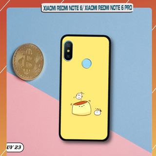 Ốp lưng Xiaomi Redmi Note 6 Pro -lưng nhám , ngộ nghĩnh