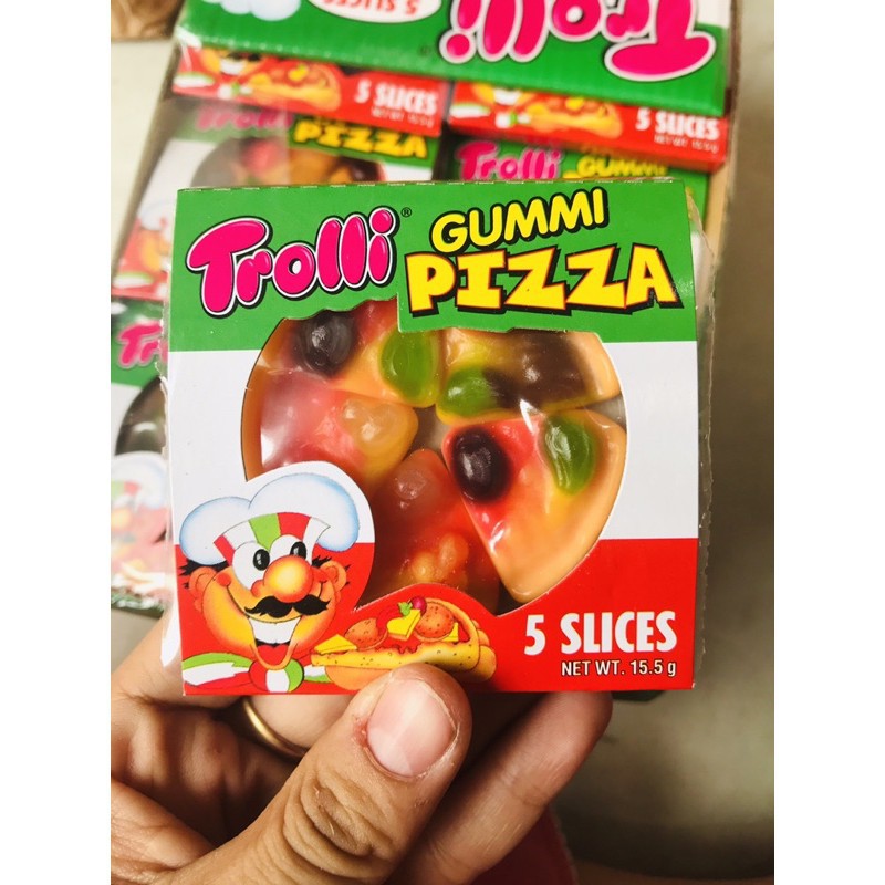 Kẹo Dẻo Trolli Gummi Pizza 15.5G