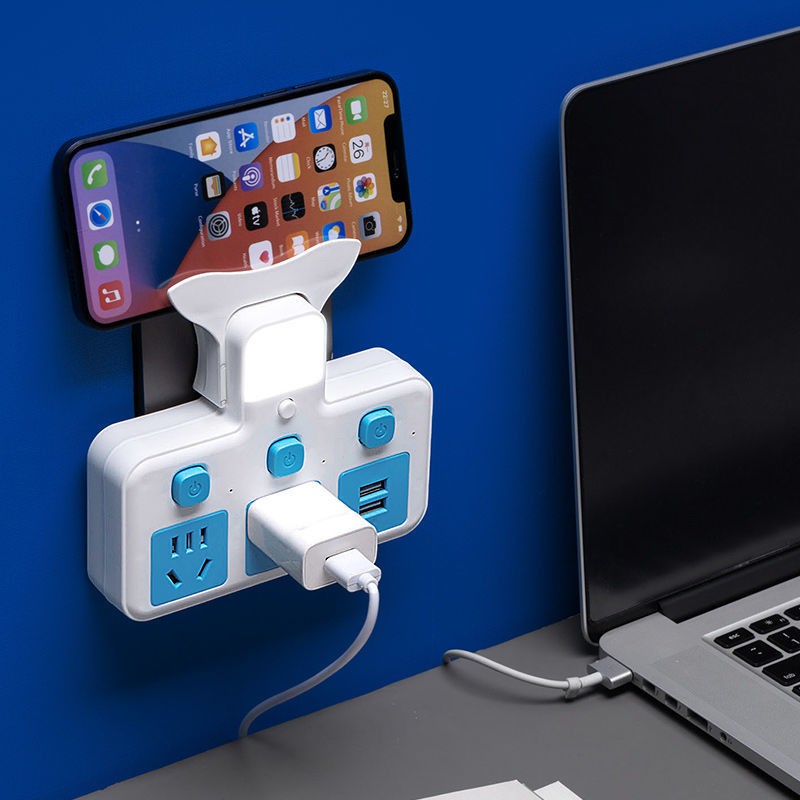 【ổ cắm】Công tắc độc lập đa ổ cắm USB một ổ cắm không dây Công tắc đa chức năng ổ cắm chuyển đổi dải