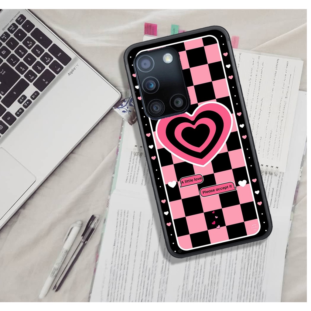 Ốp Lưng Samsung A13 - A23 - A53 - A73, In Hình &quot;Black Heart&quot; Phong Cách Đẹp.