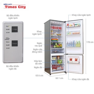 Tủ lạnh Panasonic NR-BV360QSVN 322L