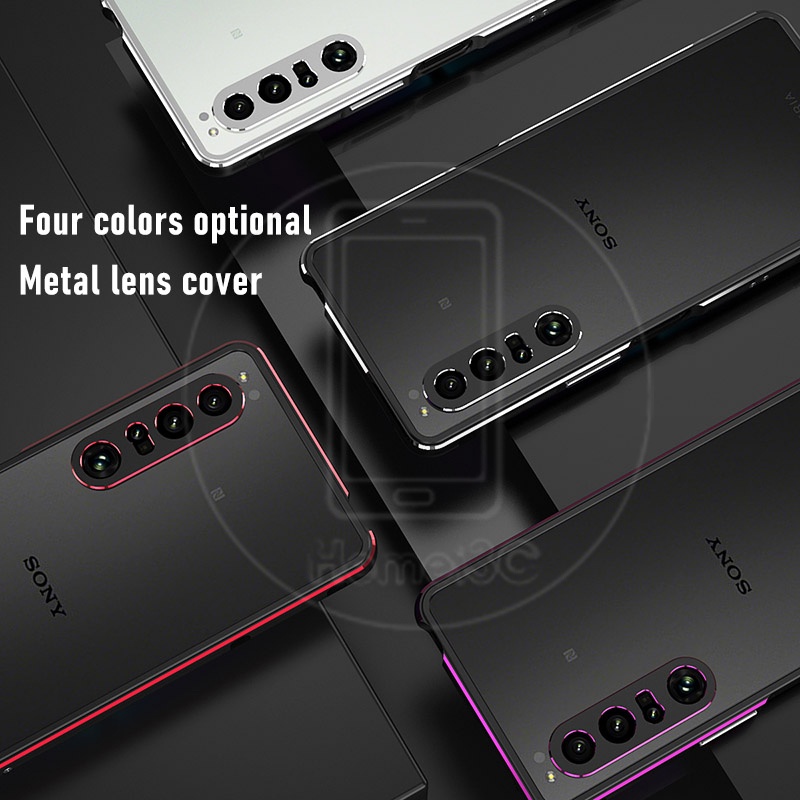 Miếng Dán Bảo Vệ Ống Kính Máy Ảnh Bằng Hợp Kim Nhôm Cho Sony Xperia 1 Mark IV