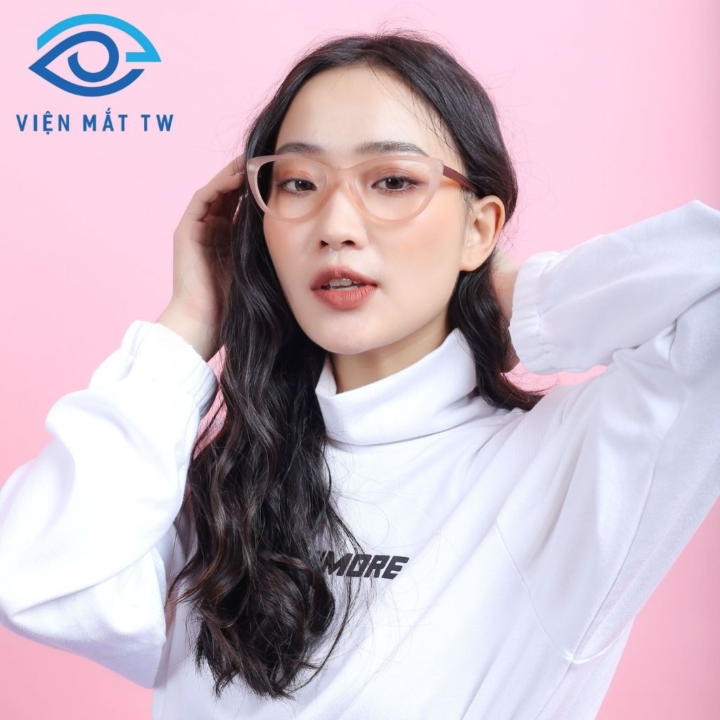 Kính cận mắt mèo cốt kim loại bọc nhựa Ultem siêu sang Vienmattw1.Official-8013+Nhận cắt CẬN VIỄN LOẠN chất lượng cao | BigBuy360 - bigbuy360.vn
