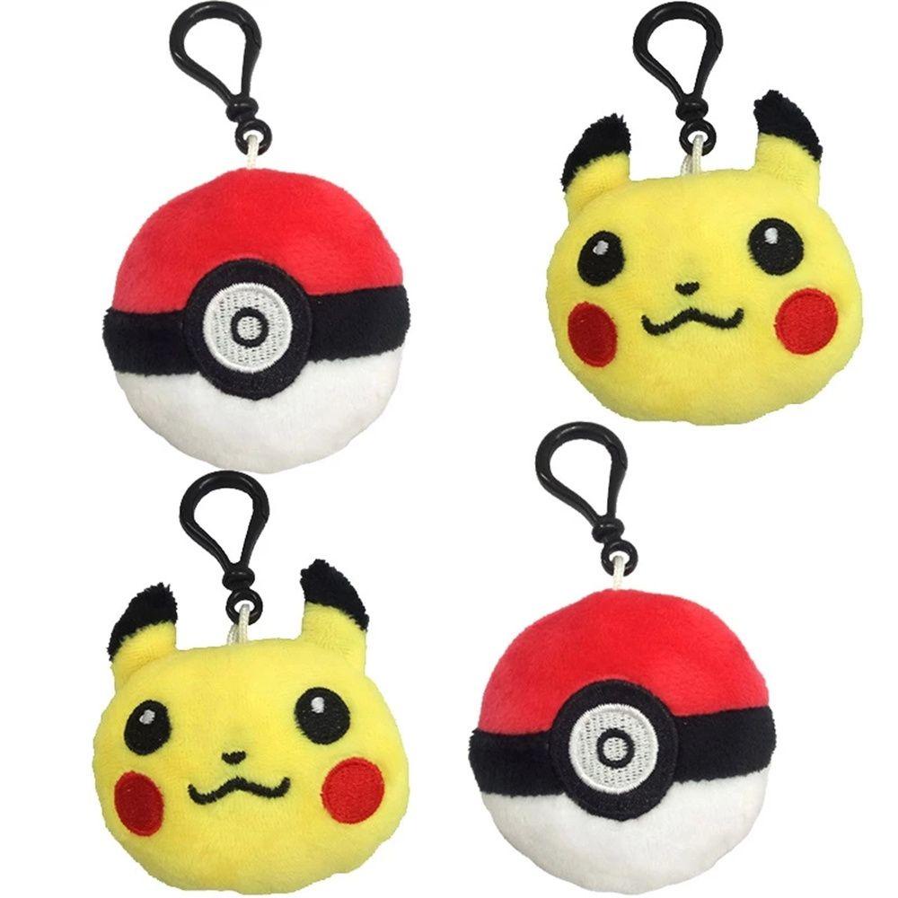 JARRED Móc Khóa Hình Pikachu Nhồi Bông Dễ Thương