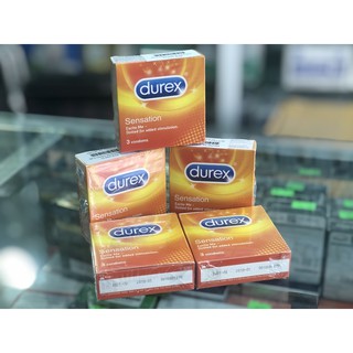 Bao cao su Durex Sensation (hộp 3 chiếc)