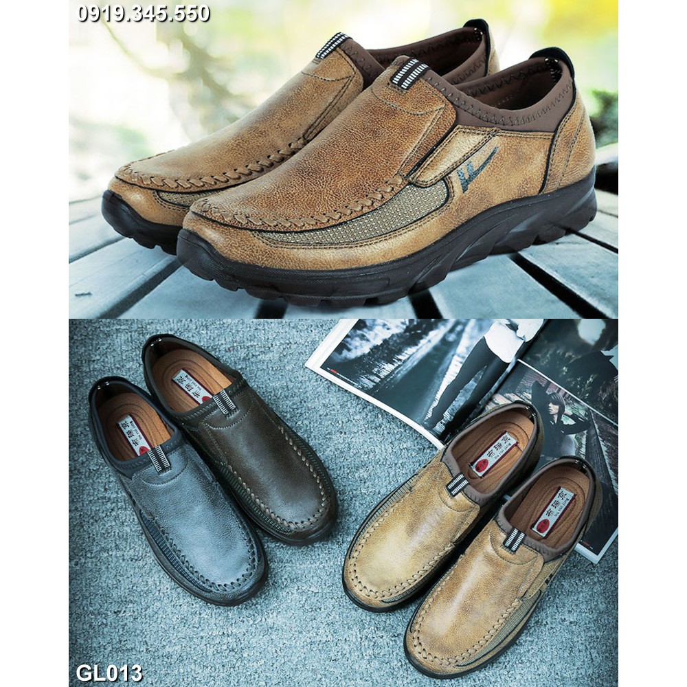 Giày mọi xỏ, giày lười big size cỡ lớn EU:45-46 cho nam chân to | BigBuy360 - bigbuy360.vn