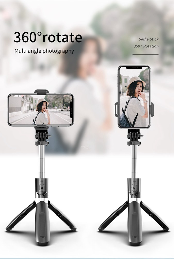 Gậy Chụp Ảnh Selfie L02 Kết Nối Bluetooth 3 Trong 1 Cho Ios Và Android