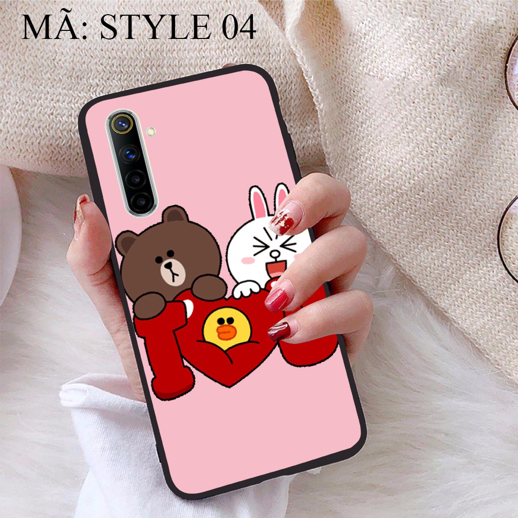 Ốp lưng Realme 6 viền dẻo TPU BST Phong cách