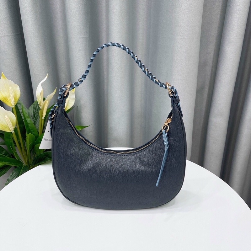 Túi Kẹp Nách Bailey HoBo Coach chất liệu da thật bao check