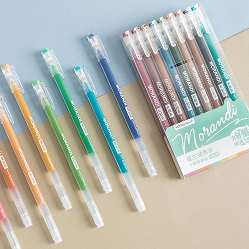 Bộ 36 Cây Bút Gel Nhiều Màu Sắc 0.5mm Cho Học Sinh Tiện Dụng