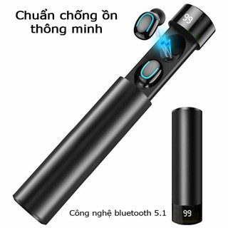 Tai Nghe Bluetooth Thể Thao HBQ-Slim Tws - Tích Hợp Sạc Dự Phòng Dung Lượng Lớn
