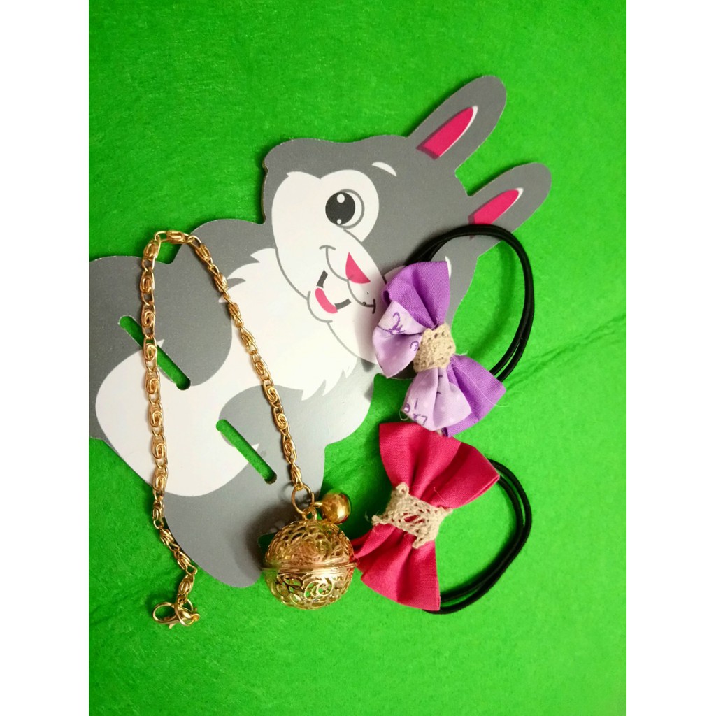 Combo 1 lắc tay hoa thiên cốt và 2 cột tóc. Giá 52k/3 món y hình luôn. Hàng luôn có sẵn nhe các bạn