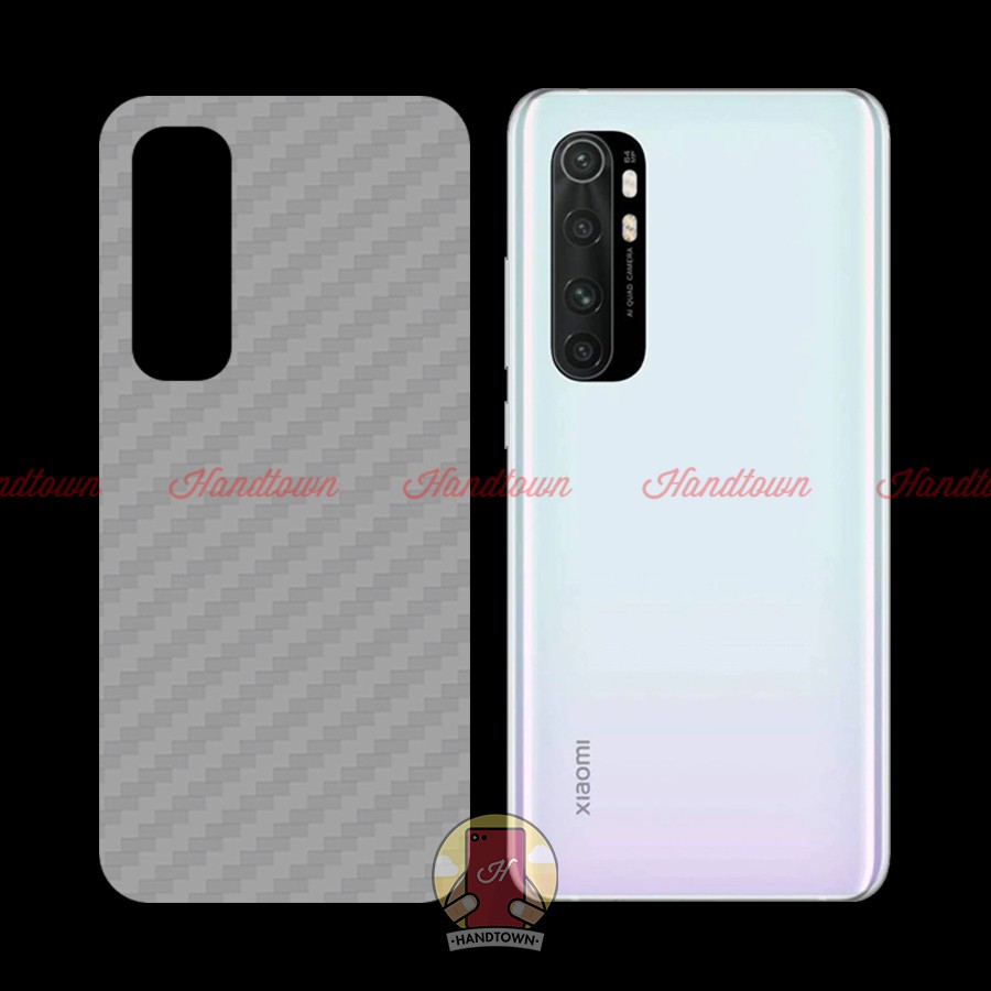 Miếng dán lưng cacbon Xiaomi Mi Note 10 Lite