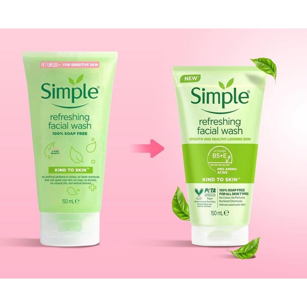 Sữa rửa mặt Simple Sensitive Skin Experts