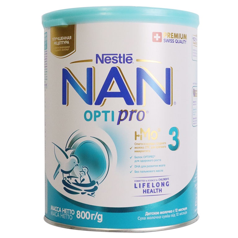 SỮA NAN NGA 800gr SỐ 1, 2, 3