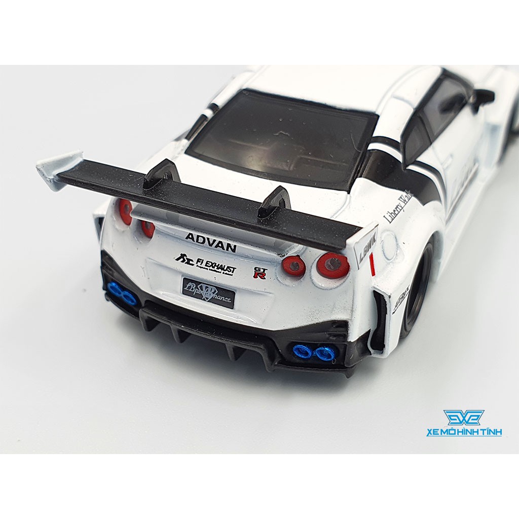 Xe Mô Hình LB-Silhouette WORKS GT NISSAN 35GT-RR Ver.1 White LBWK LHD Tỉ lệ 1:64 Mini GT (Trắng)