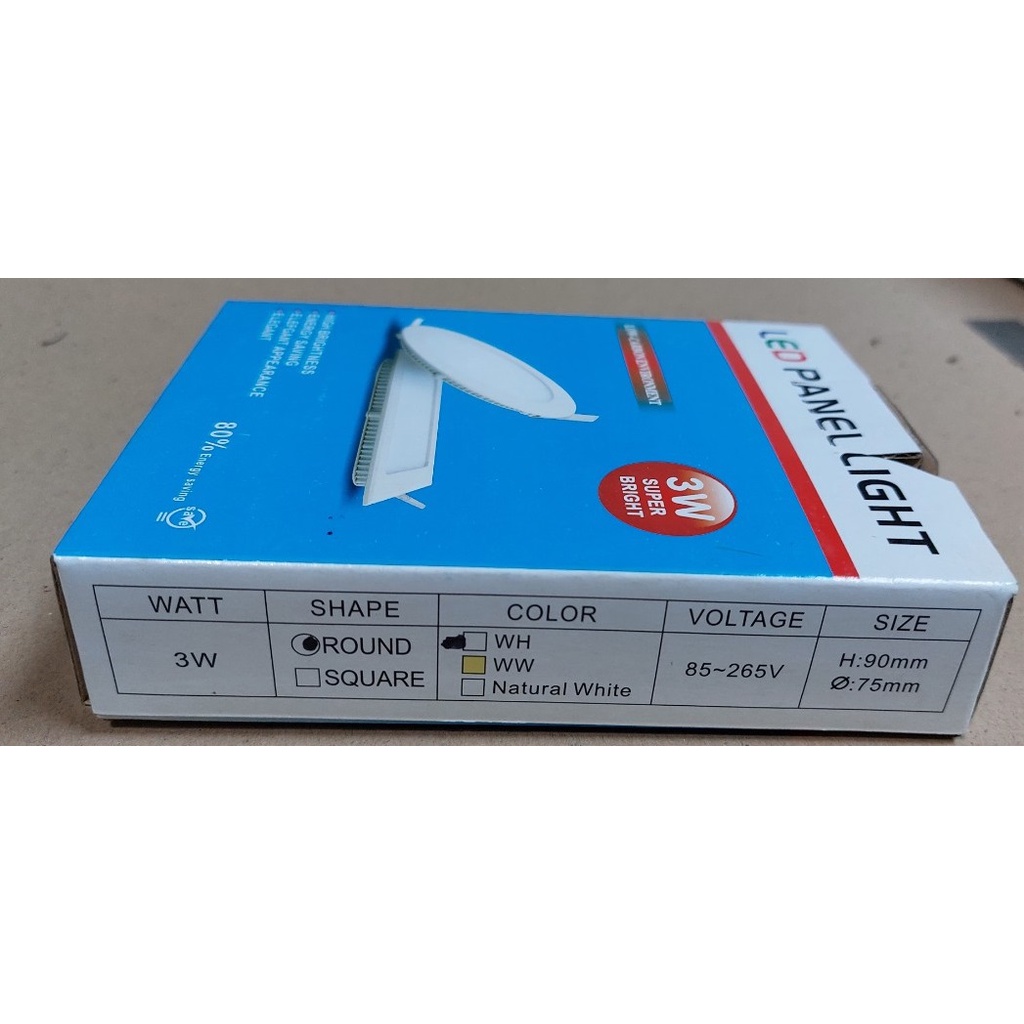 Đèn led downlight âm trần công suất 3w ánh sáng trắng