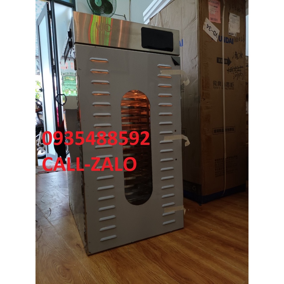 Máy sấy thực phẩm ,sấy hoa quả khô,sấy bò heo gà 20 khay tròn inox cao cấp