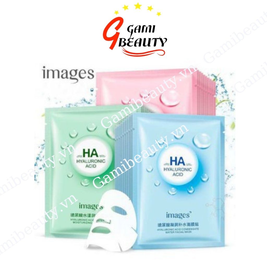 Mặt nạ Ha, mặt nạ giấy dưỡng ẩm dưỡng da trắng sáng giảm mụn thải độc cấp nước mềm mịn da GAMI BEAUTY | BigBuy360 - bigbuy360.vn