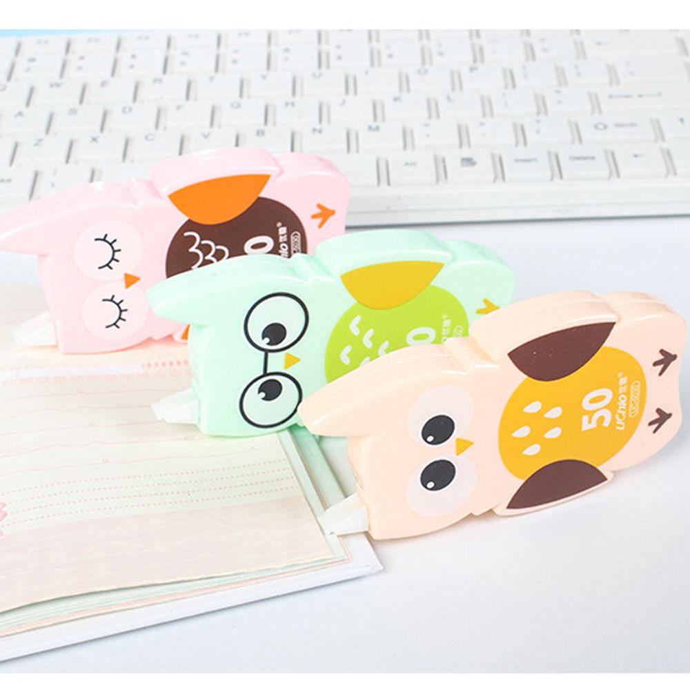 Bút xóa kéo dài 10m hình chim cú dễ thương