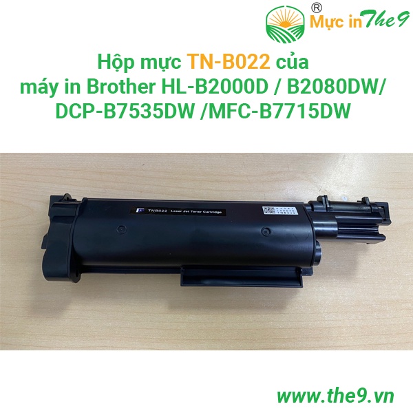 Combo Cụm drum DR-B022 và hộp mực máy in Brother TN-B022 dùng máy in Brother HL-B2000D/B2080DW/ DCP-B7535DW/ MFC-B7715DW