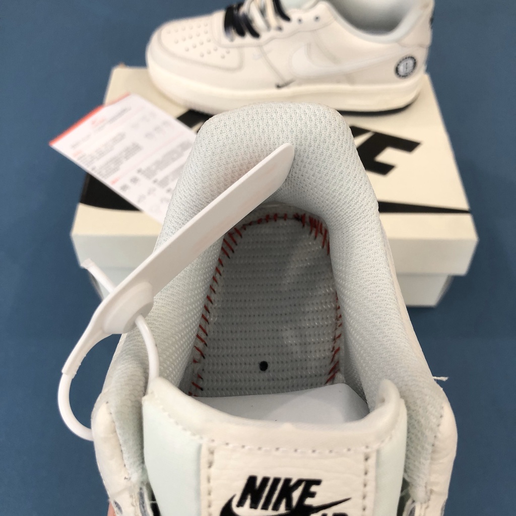 (SIEEU PHẨM ) AF1 giày thể thao air force one customer trắng sữa kem dây loang Nam Nữ ảnh thật tự chụp +freeship
