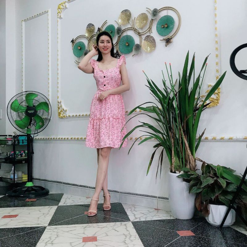 Đầm nữ cánh tiên chất liệu lụa Nhật mát mẻ | BigBuy360 - bigbuy360.vn
