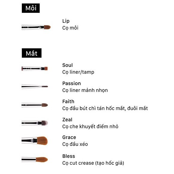 Vacosi‎ Red Signature Bộ cọ trang điểm 19 cây​ cọ nâng﻿ cao và chuyên nghiệp | BigBuy360 - bigbuy360.vn