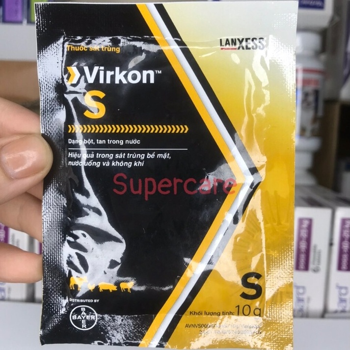 VIRKON S (gói 10g & 100g ) - Pha Nước Sát Trùng Môi Trường , Nhà Vật Nuôi