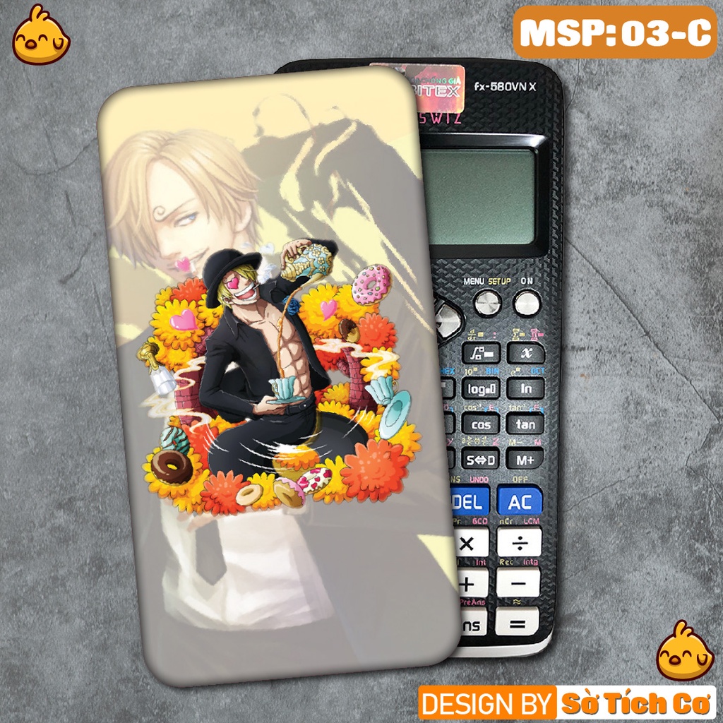 Miếng decal dán máy tính fx-570, fx-580, fx880, Casio, Vinacal,... hình Đảo Hải Tặc MSP: 03