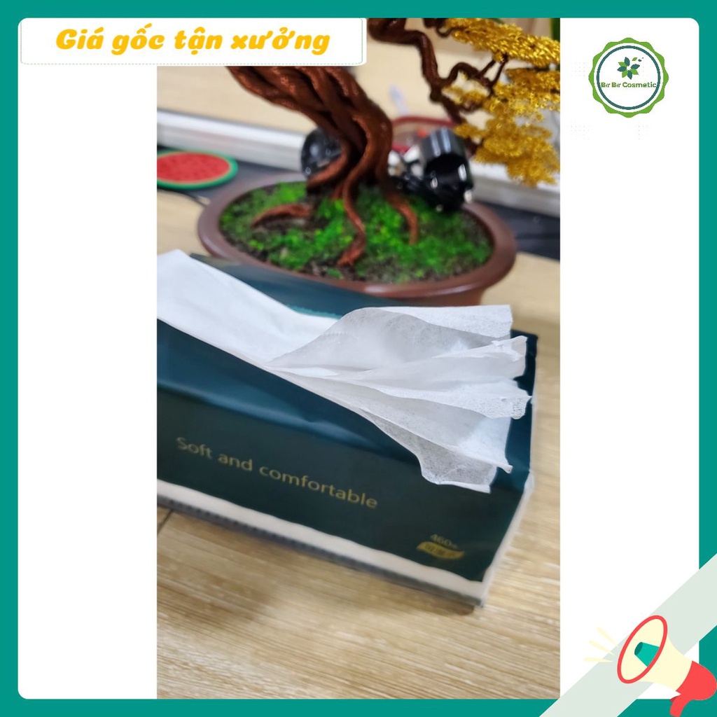 Thùng 20 gói Giấy ăn 5 lớp LaiYa  Hàng Chính Hãng Không bở khi dính nước, an toàn cho sức khỏe