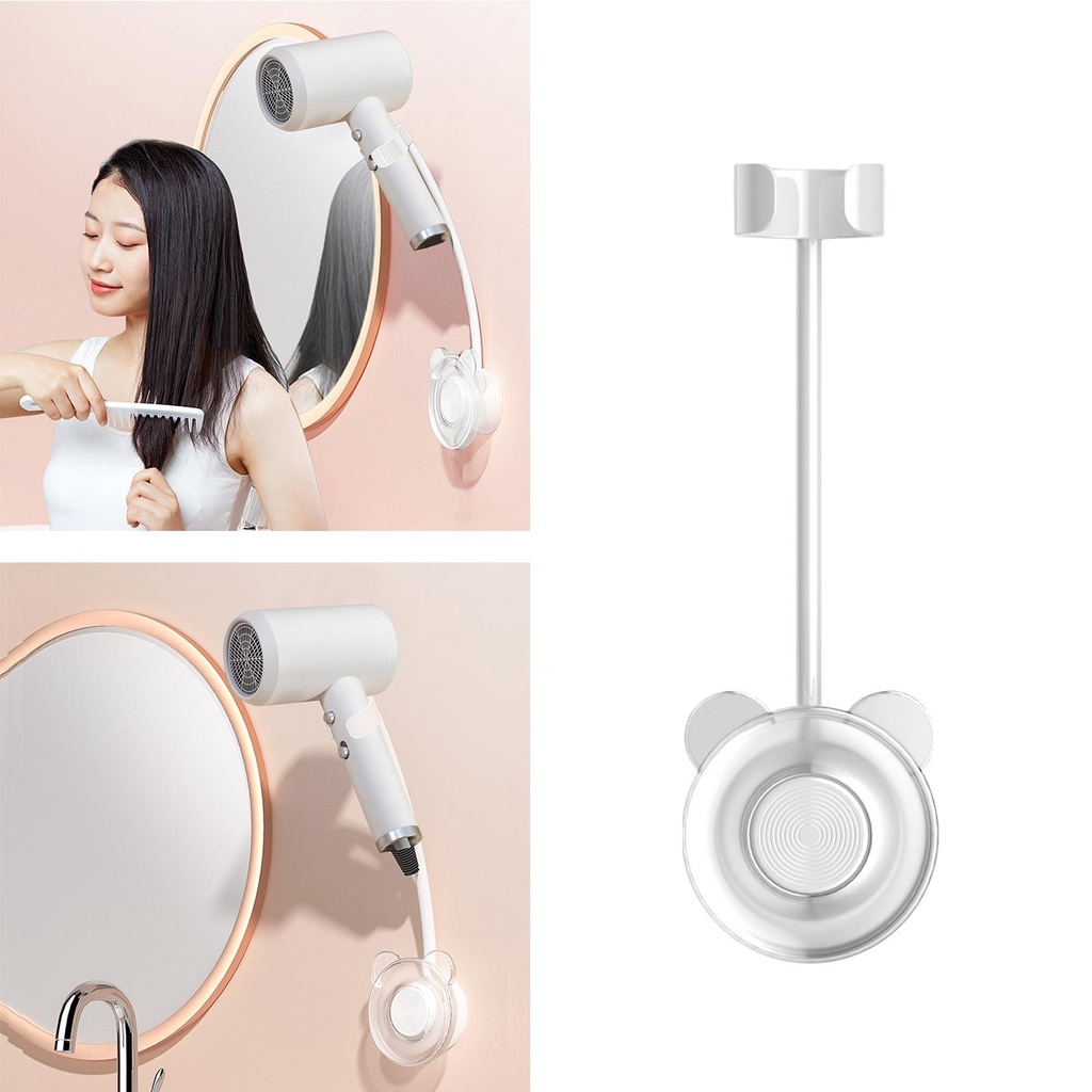 Giá đỡ máy sấy tóc Devoko có thể điều chỉnh giúp rảnh tay gắn trong phòng ngủ/ phòng tắm