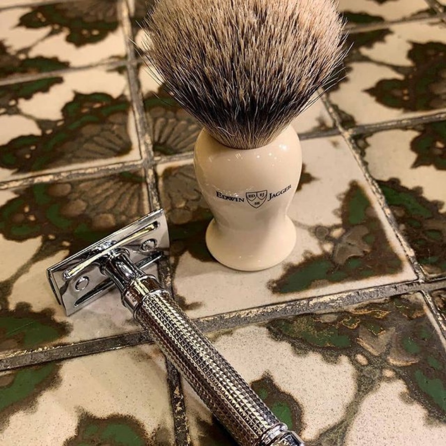 Dao Cạo Râu Edwin Jagger 3D Laser Diamond Safety Razor