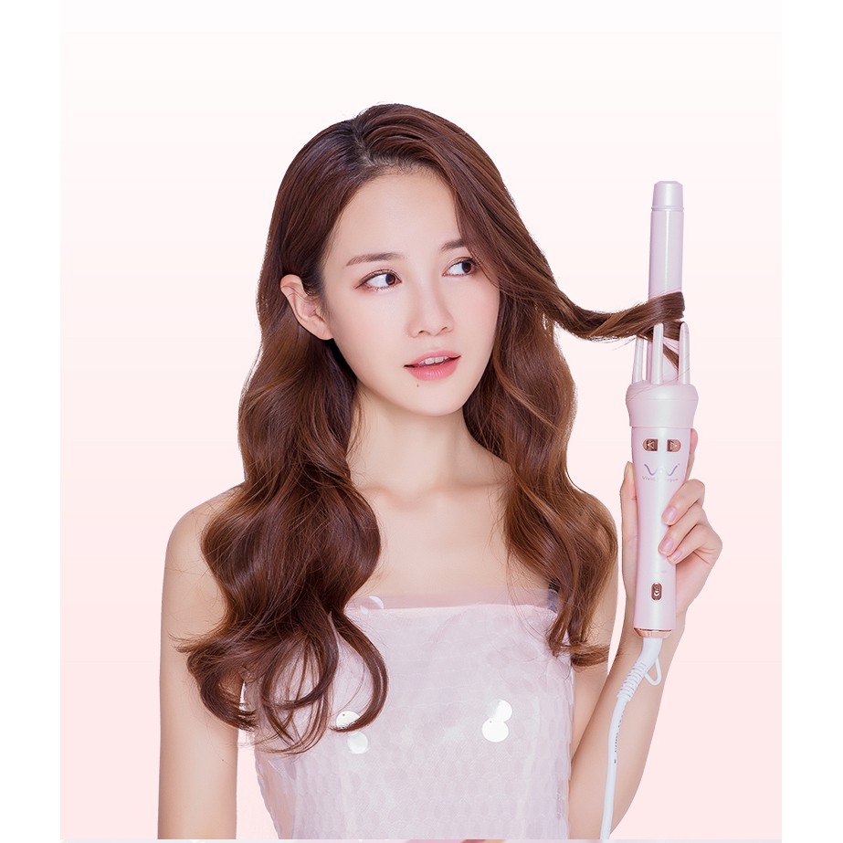 3 GEN MÁY UỐN XOĂN XOAY TỰ ĐỘNG ĐA NĂNG 2.1 VIVID&VVOGUE Ủy Quyền Chính Thức Chính Thức Máy uốn tóc cầm tay