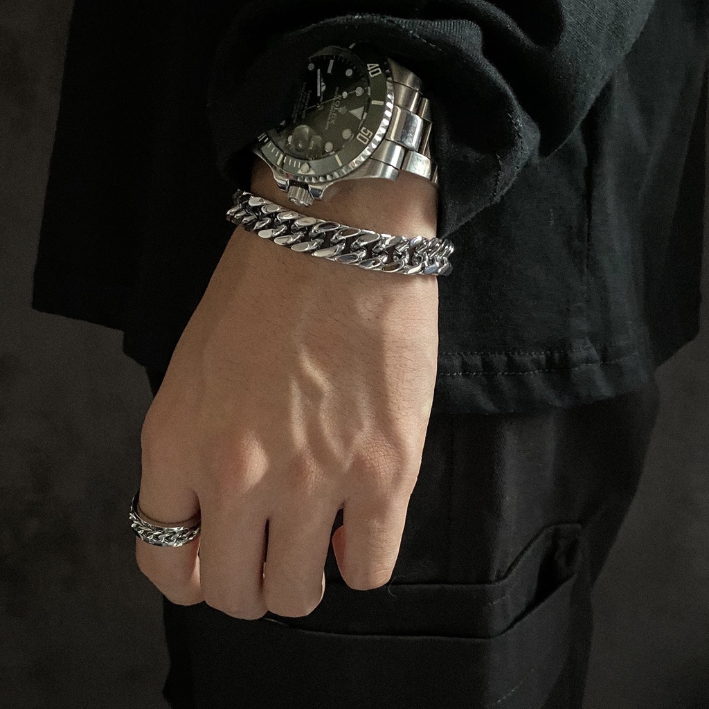 Dây Chuyền Vòng Cổ Vòng Tay Nam Nữ Unisex Dây Chuyền Màu Bạc Titan Đẹp Phụ Kiện Thời Trang - Vòng Cổ TIN - Maxshopdoc