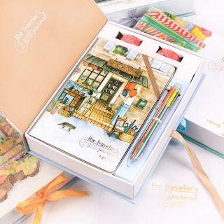 Set sổ tay quà tặng xinh xắn phong cách Nhật Bản