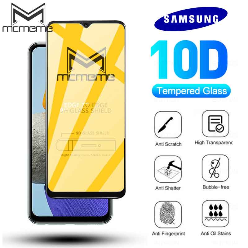 Kính Cường Lực 9D Bảo Vệ Toàn Màn Hình Cho Samsung Galaxy M23 M33 M53 M13 M52 M32 M22 M12