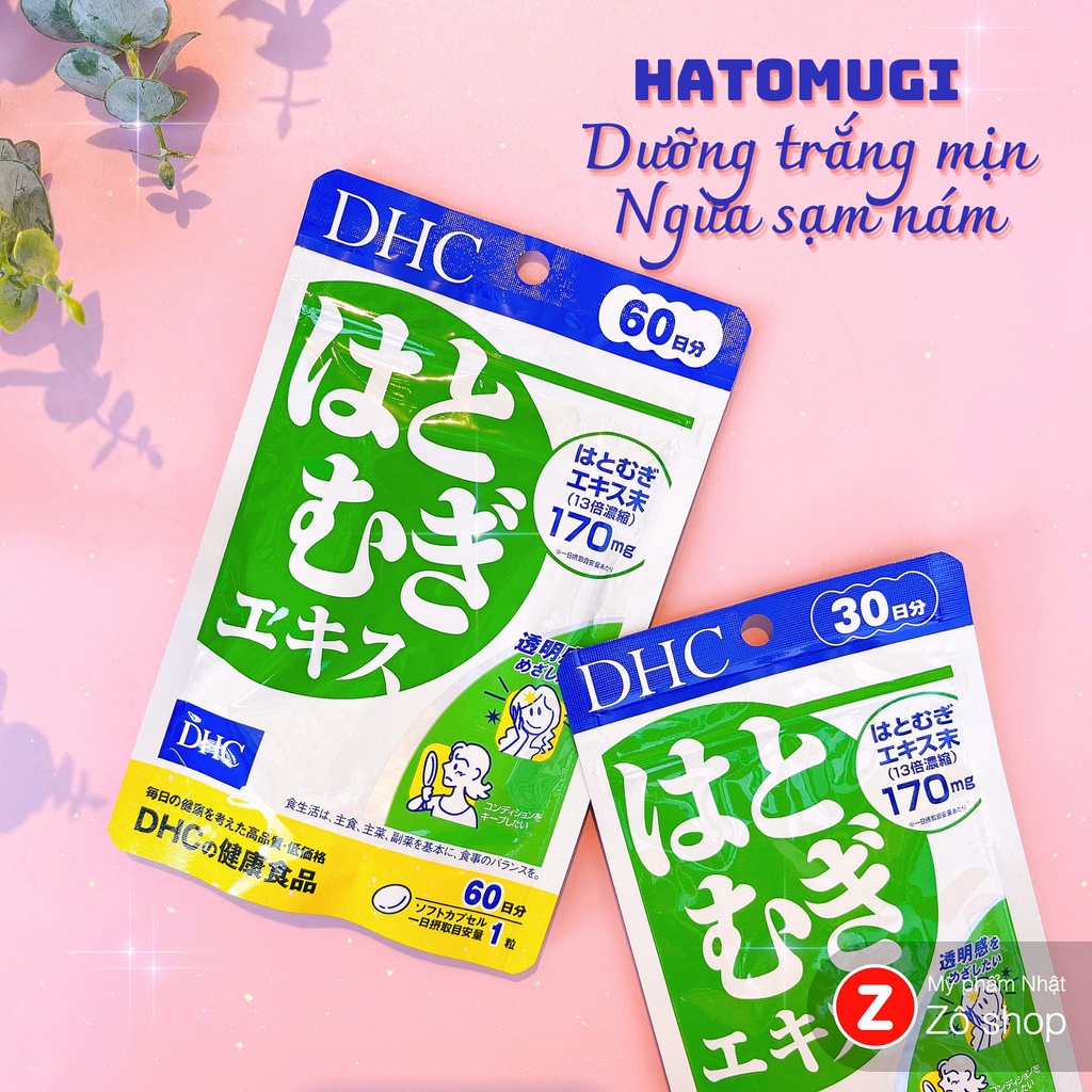 Viên Uống Trắng Da DHC Hatomugi Adlay Extract