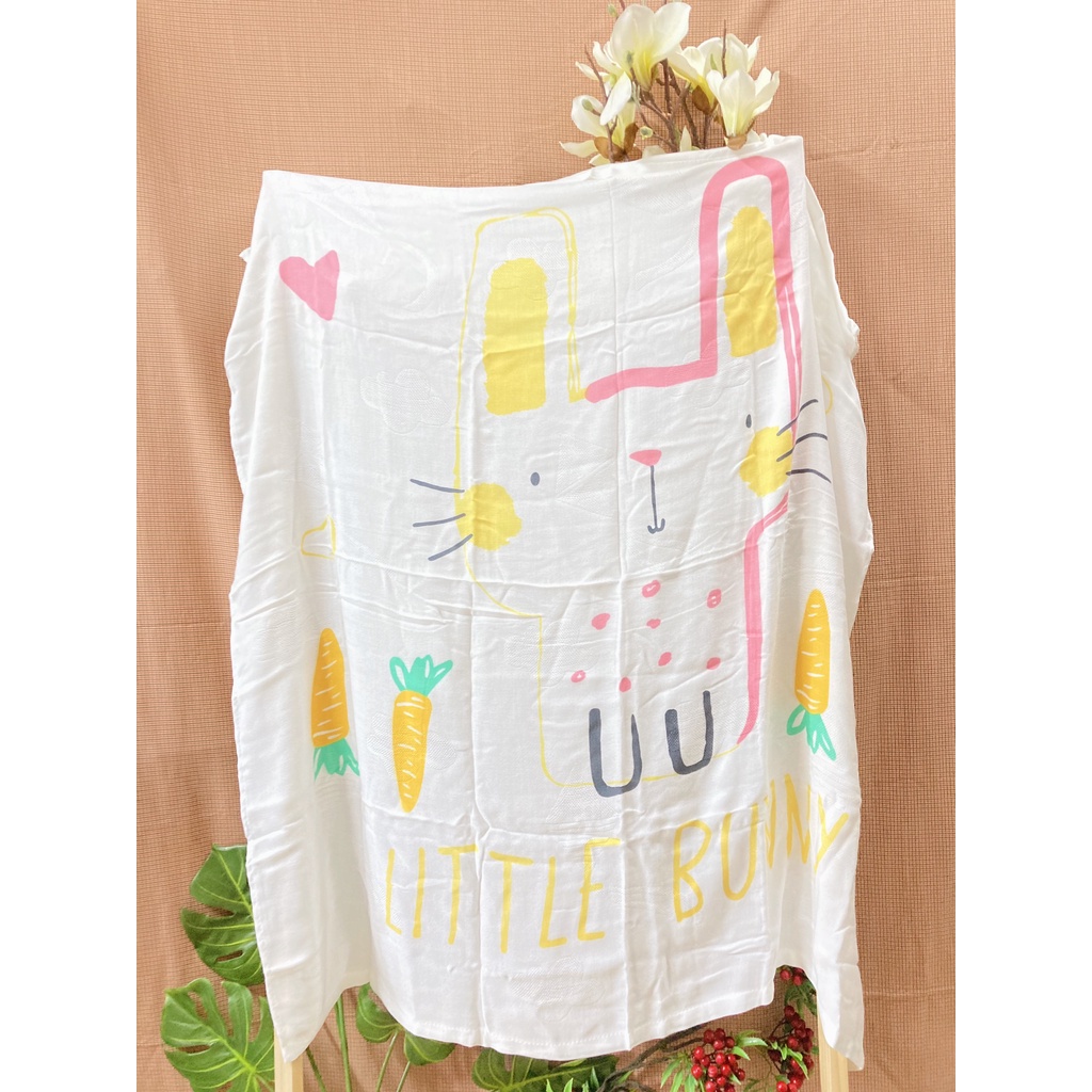 KHĂN LỤA SỢI TRE KILUTA IN HÌNH SIÊU MỀM