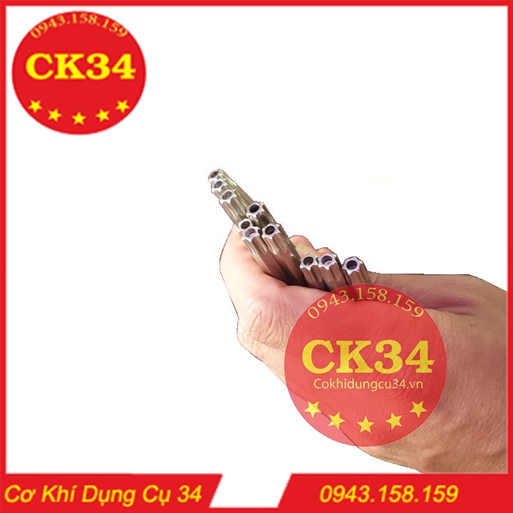 Hoa thị có lỗ, Lục giác bông T40 dài 100mm BROPPE