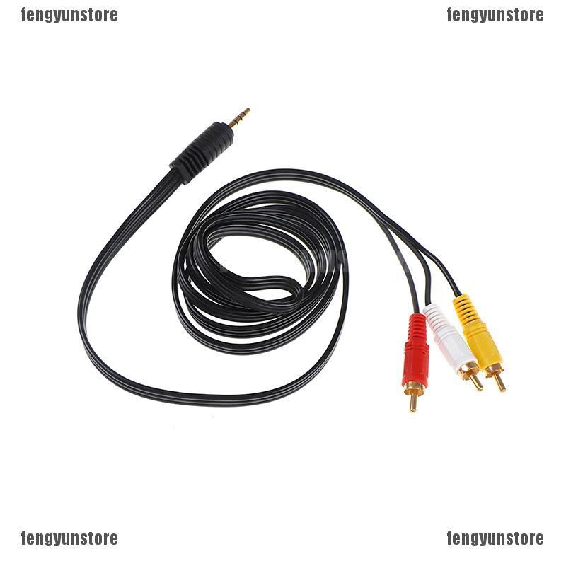 Dây cáp âm thanh / Video / AV chuyển đổi cổng 3.5mm sang 3 cổng RCA