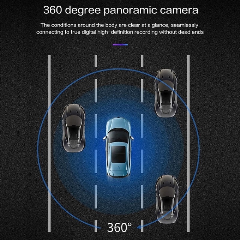 360 Camera toàn cảnh Màn hình hiển thị xe Android 360 ° Camera toàn cảnh Trước/Sau/Trái/Phải