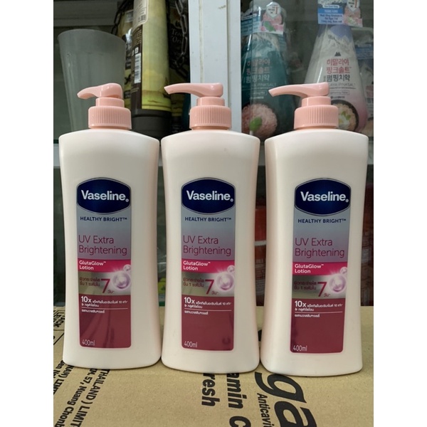 Dưỡng thể vaseline 400ml ( màu hồng )