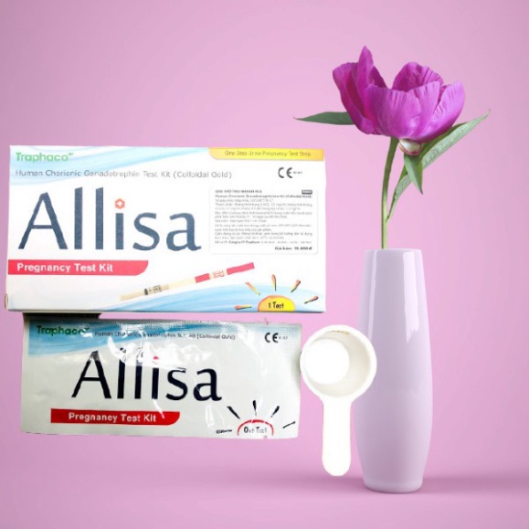 Que thử thai ALLISA que thử thai nhanh HCG