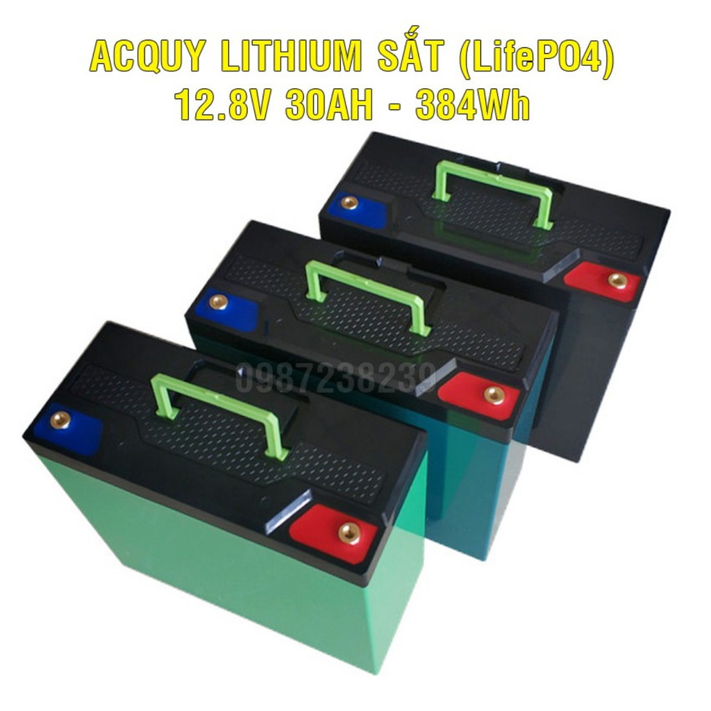 Acquy 12V 30AH pin sắt siêu bền cho Loa kéo