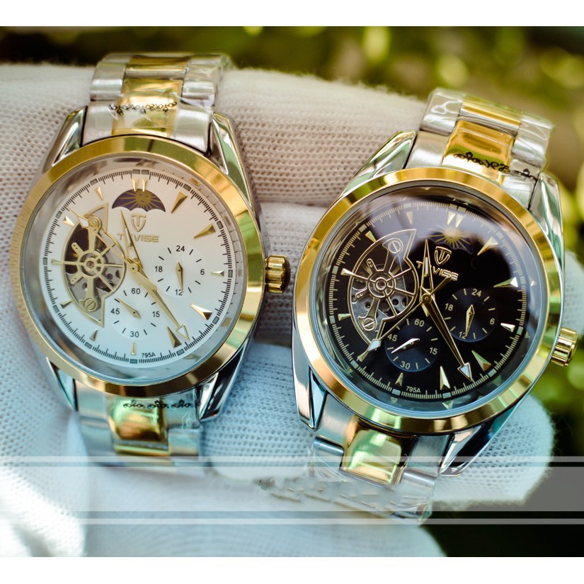 Đồng Hồ Nam TEVISE T795A Máy Cơ Chạy Full Kim Lộ Máy Siêu Đẹp - Dây Thép Đặc | BigBuy360 - bigbuy360.vn